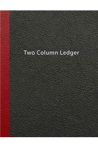 Two Column Ledger