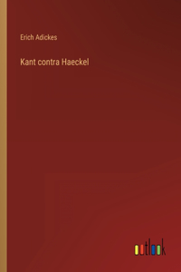 Kant contra Haeckel