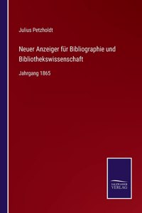 Neuer Anzeiger für Bibliographie und Bibliothekswissenschaft