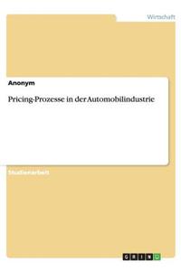 Pricing-Prozesse in Der Automobilindustrie