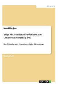 Trägt Mitarbeiterzufriedenheit zum Unternehmenserfolg bei?