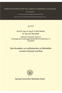 Das Herstellen Von Außenborden an Blechteilen Zwischen Stempel Und Ring