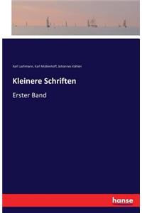 Kleinere Schriften