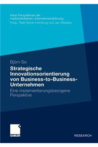 Strategische Innovationsorientierung Von Business-To-Business-Unternehmen