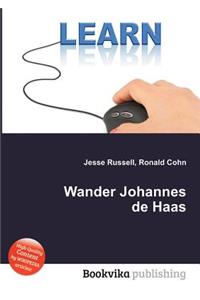 Wander Johannes de Haas