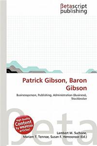 Patrick Gibson, Baron Gibson