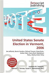 United States Senate Election in Vermont, 2006