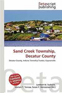 Sand Creek Township, Decatur County