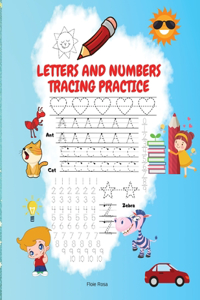 Letters and Numbers Tracing Practice