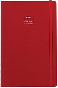Nava Everything Pocket Notebook, Red