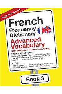 French Frequency Dictionary - Advanced Vocabulary