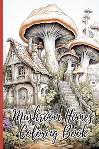Mushroom Homes Coloring Book