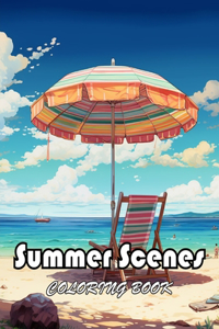 Summer Scenes Coloring Book