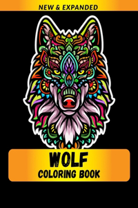 Wolf Coloring Book: A Fun Coloring Gift Book for Animals Lovers & Adults