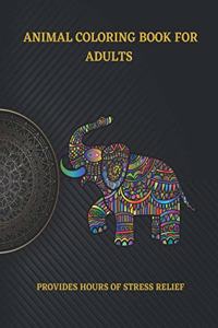 Animal Coloring Book for Adults