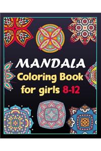 Mandala coloring book for girls 8-12