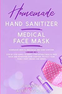 Homemade Hand Sanitizer And Medical Face Mask