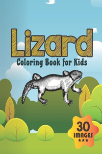 Lizard Coloring for Book
