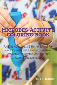 Microbes Activity Coloring Book