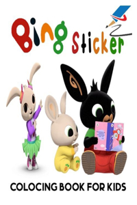 Bing Sticker colocing book for kids