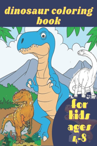 dinosaur coloring book for kids ages 4-8
