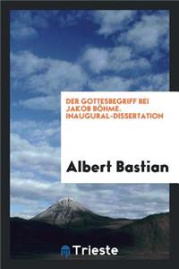 Der Gottesbegriff Bei Jakob BÃ¶hme