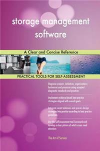 storage management software A Clear and Concise Reference