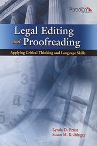 Legal Editing and Proofreading Applying Critical Thinking and Language Skills