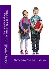 First Grade Spelling Words Book