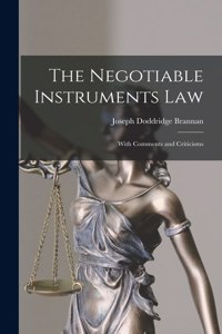 Negotiable Instruments Law