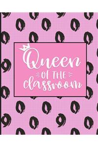 Queen of the Classroom (Blank Lined Notebook)