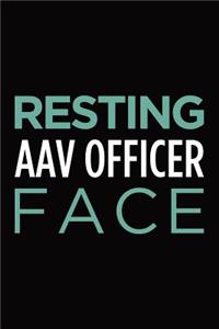 Resting AAV Officer face