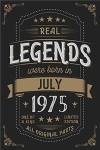 Real Legends were born in July 1975