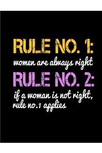 Rule No. 1