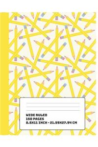 Composition Notebook for School