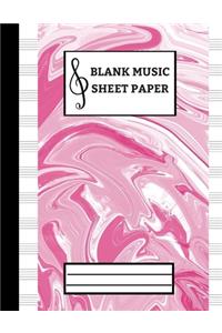 Blank Music Sheet Paper