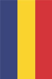 Romania Travel Journal - Romania Flag Notebook - Romanian Flag Book