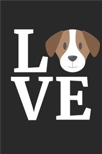 Jack Russel Terrier Journal - I Love My Jack Russel Terrier Notebook - Gift for Jack Russel Terrier Lovers