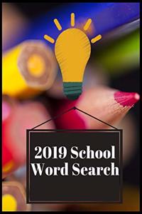 2019 School Word Search