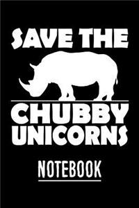 Save the Chubby Unicorns Notebook