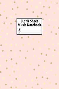 Blank Sheet Music Notebook