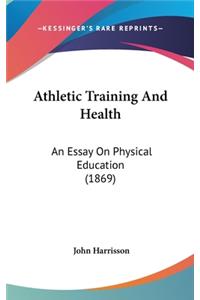 Athletic Training And Health