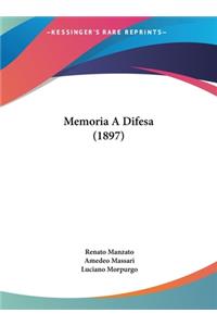 Memoria a Difesa (1897)