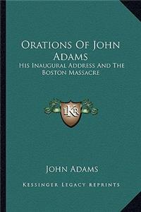 Orations Of John Adams
