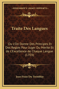 Traite Des Langues