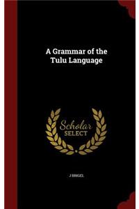 A Grammar of the Tulu Language
