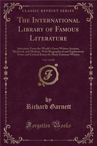 The International Library of Famous Literature, Vol. 2 of 20