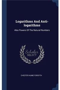 Logarithms And Anti-logarithms