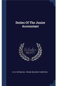 Duties Of The Junior Accountant