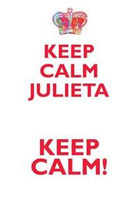 KEEP CALM JULIETA! AFFIRMATIONS WORKBOOK Positive Affirmations Workbook Includes